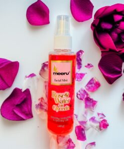 Meeru Rose Water With Glycerin Facial Mist Spray 150ml