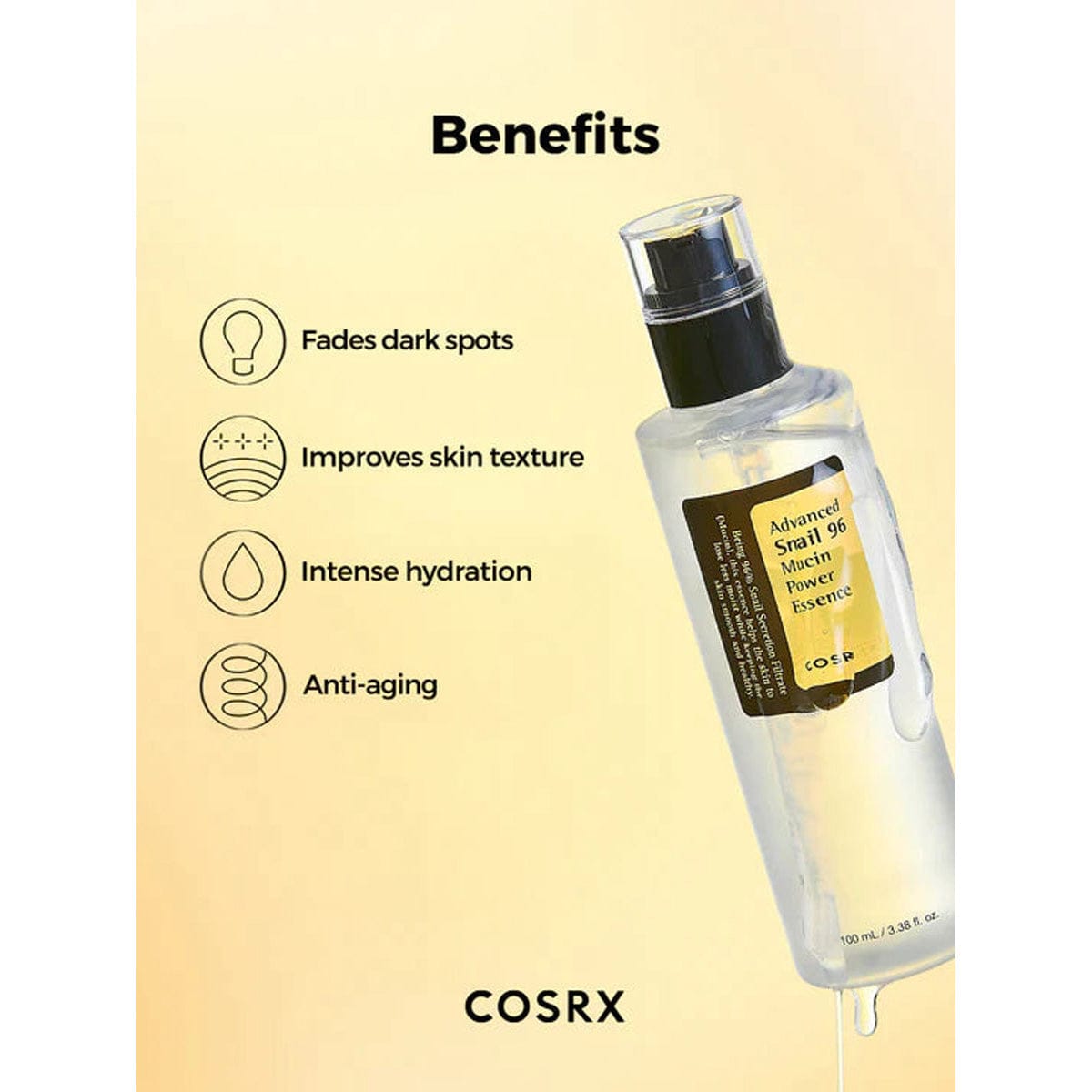 COSRX Advanced Snail 96 Mucin Power Essence – 100ml - Image 3