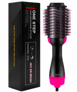 One Step Hot Air Hair Brush 2in1 Dryer Straightener curler